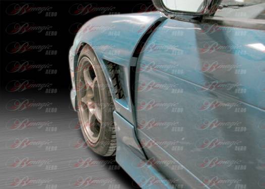 AIT Racing - Nissan 240SX AIT Racing D2 Style Wide Front Fenders - N24089BMD2SFF
