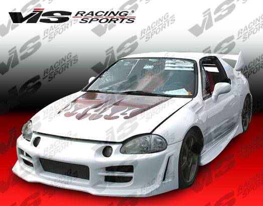 Honda Del Sol VIS Racing Invader Side Skirts - 93HDDEL2DINV-004