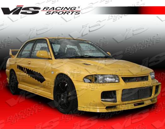 VIS Racing. - Mitsubishi Mirage 4DR VIS Racing Evolution-3 Side Skirts - 93MTMIR4DEVO3-004