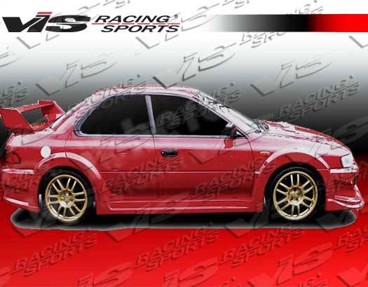 VIS Racing - Subaru Impreza VIS Racing Viper Side Skirts - 93SBIMP4DVR-004