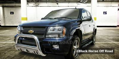 Black Horse - GMC Envoy Black Horse Bull Bar Guard with Skid Plate
