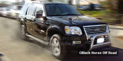 Black Horse - Ford Explorer Black Horse Bull Bar Guard with Skid Plate
