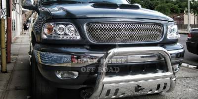 Black Horse - Ford F150 Black Horse Bull Bar Guard with Skid Plate