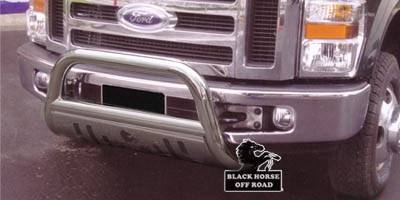 Black Horse - Ford F250 Black Horse Bull Bar Guard with Skid Plate