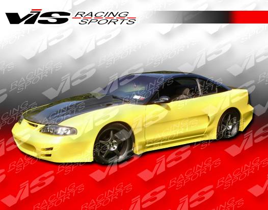 VIS Racing - Ford Mustang VIS Racing K Speed Side Skirts - 94FDMUS2DKSP-004