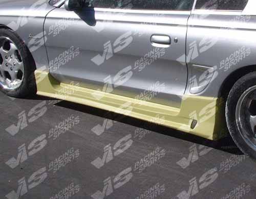 VIS Racing - Ford Mustang VIS Racing Stalker-2 Side Skirts - 94FDMUS2DSTK2-004