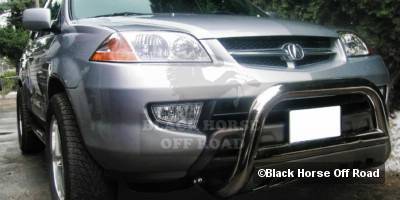 Black Horse - Acura MDX Black Horse Bull Bar Guard with Skid Plate