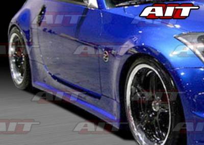 AIT Racing - Nissan 350Z AIT ING-2 Style Side Skirts - N3502HIING2SS