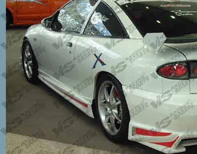 VIS Racing - Chevrolet Cavalier VIS Racing Ballistix Side Skirts - 95CHCAV4DBX-004