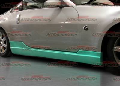 AIT Racing - Nissan 350Z AIT Racing ING Style Side Skirts - N3502HIINGSS