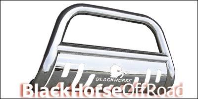 Black Horse - Chevrolet Silverado Black Horse Bull Bar Guard with Skid Plate