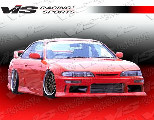 VIS Racing - Nissan 240SX VIS Racing M-Speed Side Skirts - 95NS2402DMSP-004
