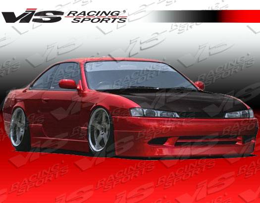 VIS Racing - Nissan 240SX VIS Racing Super Side Skirts - 95NS2402DSUP-004