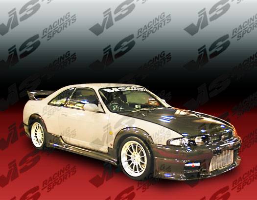 VIS Racing - Nissan Skyline VIS Racing Terminator Side Skirts - 95NSR33GTRTM-004