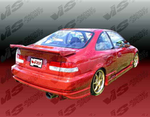 VIS Racing - Honda Civic VIS Racing Ballistix Side Skirts - 96HDCVC2DBX-004