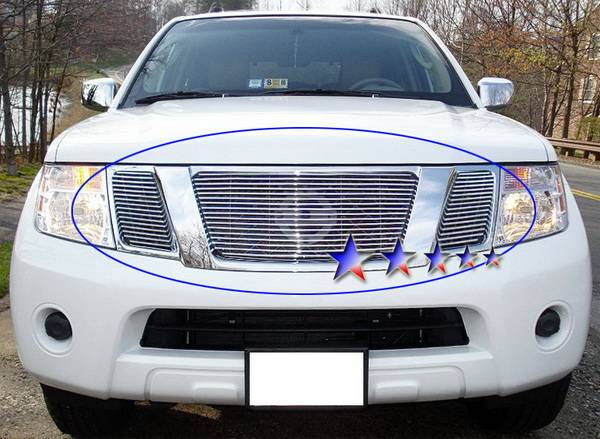 APS - Nissan Pathfinder APS Billet Grille - Upper - Aluminum - N66523A