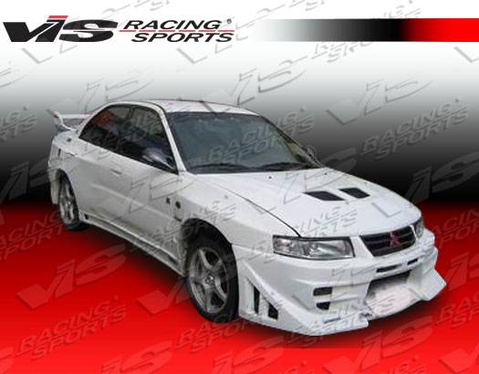 VIS Racing - Mitsubishi Mirage 4DR VIS Racing EVO 8 Widebody Side Skirts - 97MTMIR4DJE8WB-004