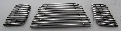 APS - Nissan Frontier APS Tubular Grille - Upper - Stainless Steel - N68432S