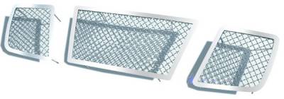 APS - Nissan Armada APS Wire Mesh Grille - without Logo Opening - Upper - Stainless Steel - N75422S