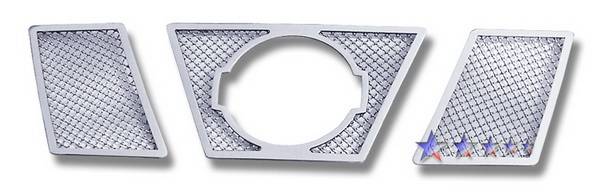 APS - Nissan Xterra APS Wire Mesh Grille - with Logo Opening - Upper - Stainless Steel - N76430T