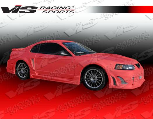VIS Racing - Ford Mustang VIS Racing Ballistix Side Skirts - 99FDMUS2DBX-004