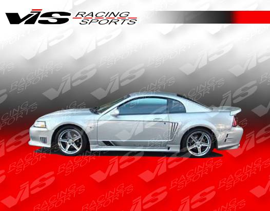 VIS Racing - Ford Mustang VIS Racing Stalker Side Skirts - 99FDMUS2DSTK-004