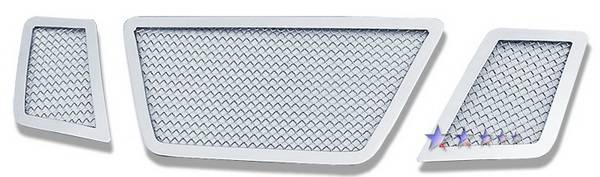 APS - Nissan Pathfinder APS Wire Mesh Grille - without Logo Opening - Upper - Stainless Steel - N76505T