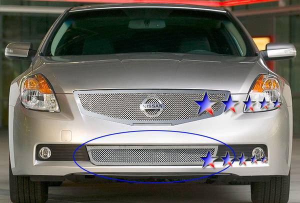 APS - Nissan Altima APS Wire Mesh Grille - Bumper - Stainless Steel - N76567T