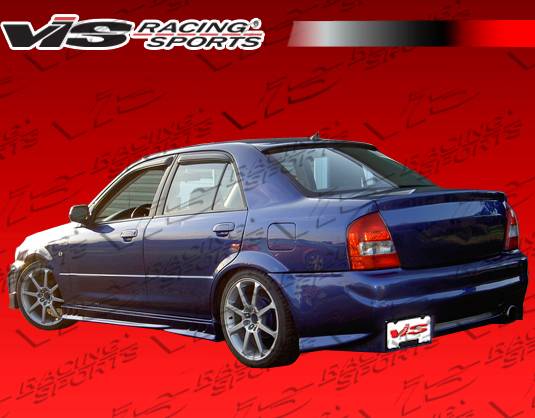 Mazda Protege VIS Racing Evo 2 Side Skirts - 99MZ3234DEVO2-004
