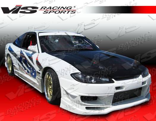 VIS Racing - Nissan Silvia VIS Racing Cyber-2 Side Skirts - 99NSS152DCY2-004
