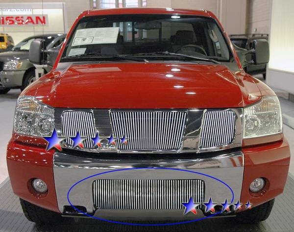 APS - Nissan Armada APS Billet Grille - Bumper - Aluminum - N85413V