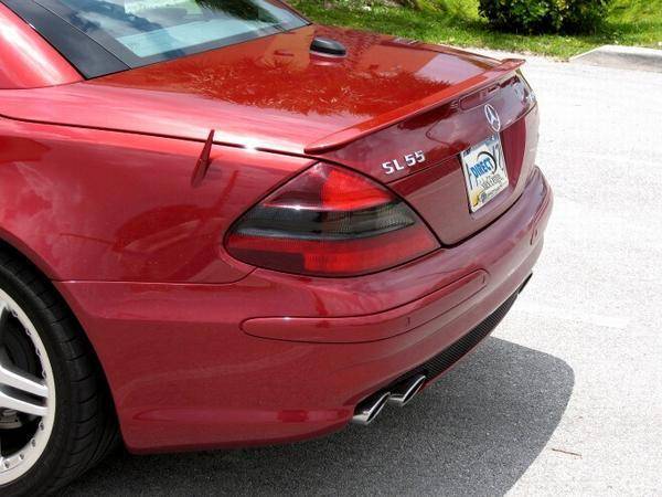 Custom - Rear Lip Spoiler Painted 590 Red