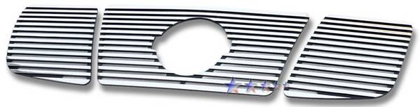 APS - Nissan Titan APS CNC Grille - with Logo Opening - Upper - Aluminum - N95412R