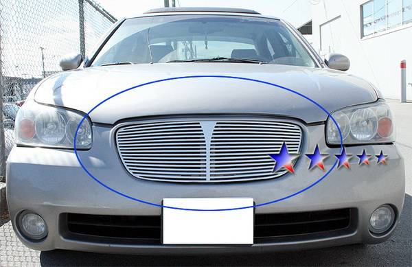 APS - Nissan Maxima APS CNC Grille - Upper - Aluminum - N95418A