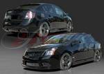 AIT Racing - Nissan Sentra AIT Racing Pulse Style Body Kit - NS07BMIMPCK
