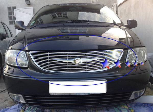 APS - Chrysler Town Country APS Billet Grille - Upper - Aluminum - R65314A