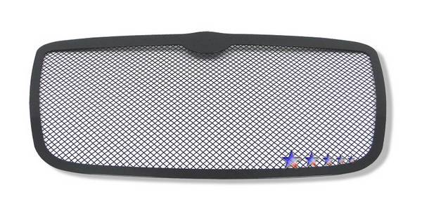 APS - Chrysler 300 APS Black Wire Mesh Grille - Upper - Stainless Steel - R75300H