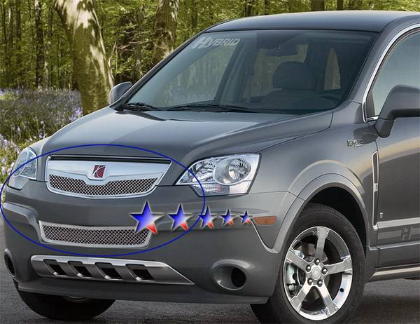 APS - Saturn Vue APS Wire Mesh Grille - Upper & Bumper - Stainless Steel - S76600T