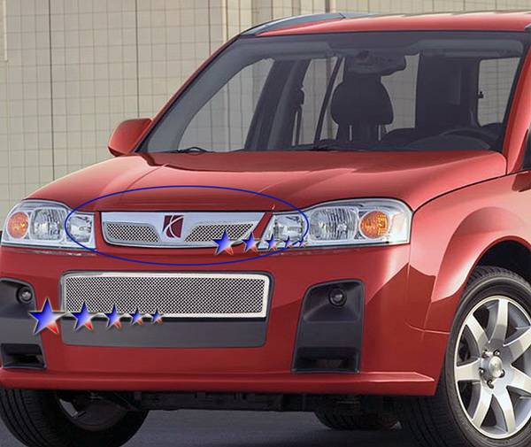APS - Saturn Vue APS Wire Mesh Grille - Upper - Stainless Steel - S77610T