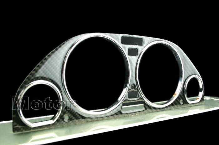 Custom - E32 E34 Carbon Fiber Bezel with Rings