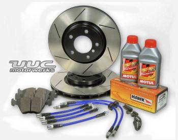 Custom - OE slotted plated FRONT brake rotors