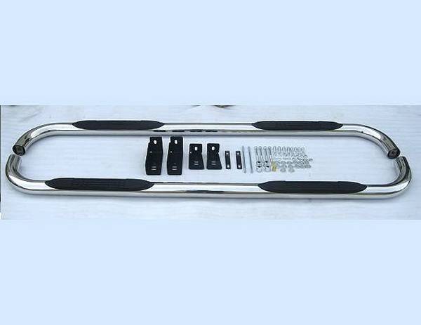 4 Car Option - Chevrolet Silverado 4 Car Option Stainless Steel Side Bar - SSB-CV-0057