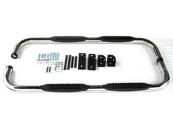 4 Car Option - Dodge Ram 4 Car Option Stainless Steel Side Bar - SSB-DG-0092