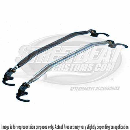 Vibrant - Polished Aluminum Alloy Front Strut Tower Brace - 1812