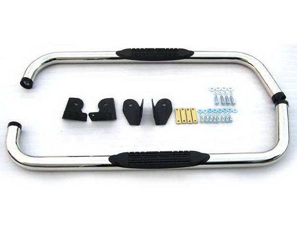 4 Car Option - Jeep Wrangler 4 Car Option Stainless Steel Side Bar - SSB-JP-0593