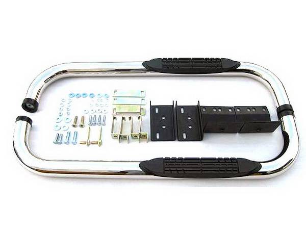 4 Car Option - Toyota Tacoma 4 Car Option Stainless Steel Side Bar - SSB-TY-0342