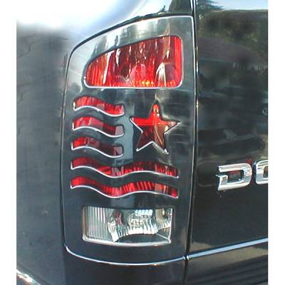 V-Tech - Dodge Ram V-Tech Taillight Covers - Patriot Style - 2870