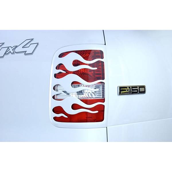 V-Tech - Ford F150 V-Tech Taillight Covers - Flame Style - 2931