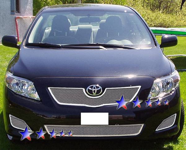 APS - Toyota Corolla APS Wire Mesh Grille - Upper - Stainless Steel - T76602T