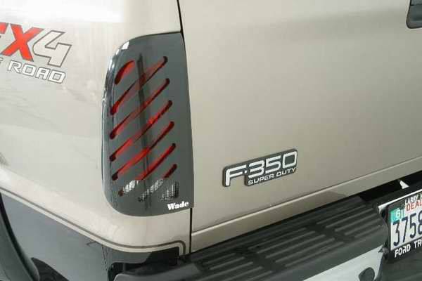 Wade - Wade Smoke Slotted Tail Light Guard Covers - 36878